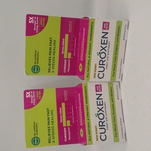 Curoxen ointment natural organic homeopathic cuts scrape blister pain relief